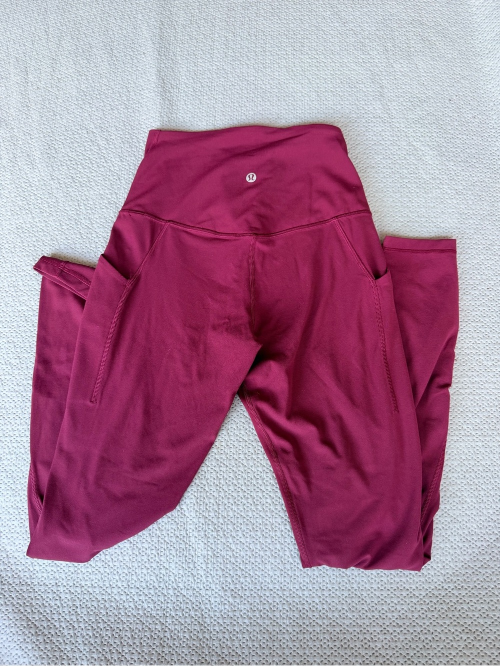 lululemon athletica Kids High-Rise Leggings - Wine - Picture 2 of 6